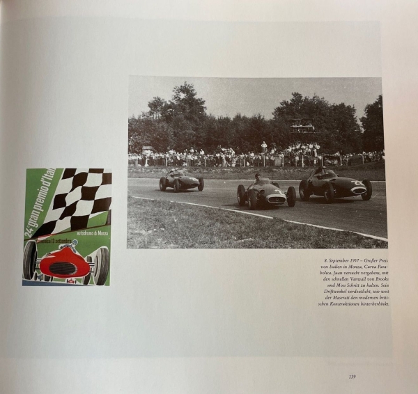 Moss "Fangio" 1991 Fangio-Racingdriver-Biography limited leatheredition signed by Fangio and Moss (3099)